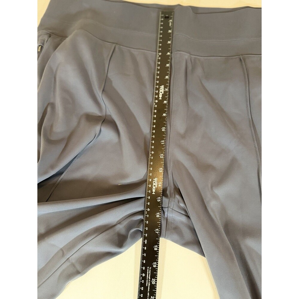 Athleta Venice Track Stripe Wide Leg Pants 3X Blue NWT SculptTek Cropped Plus - Picture 7 of 16